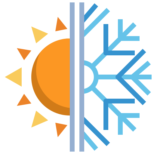 Heating free icon